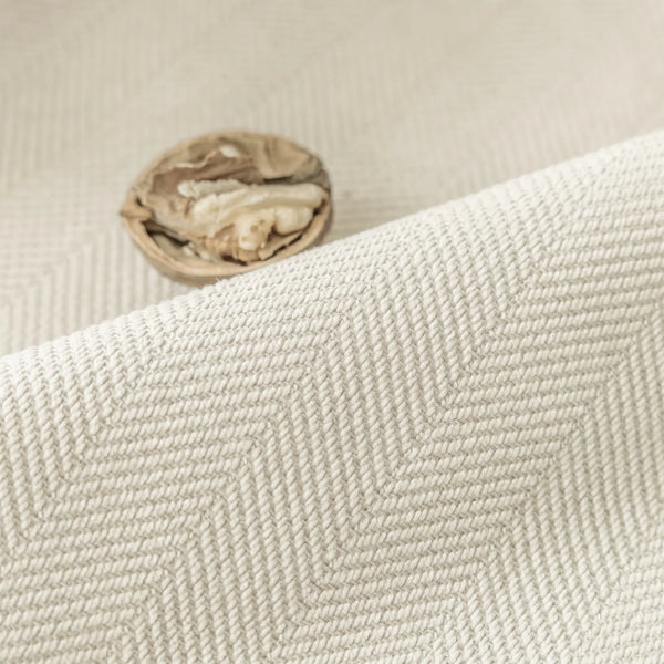 Beige Chevron Herringbone Blackout Curtains