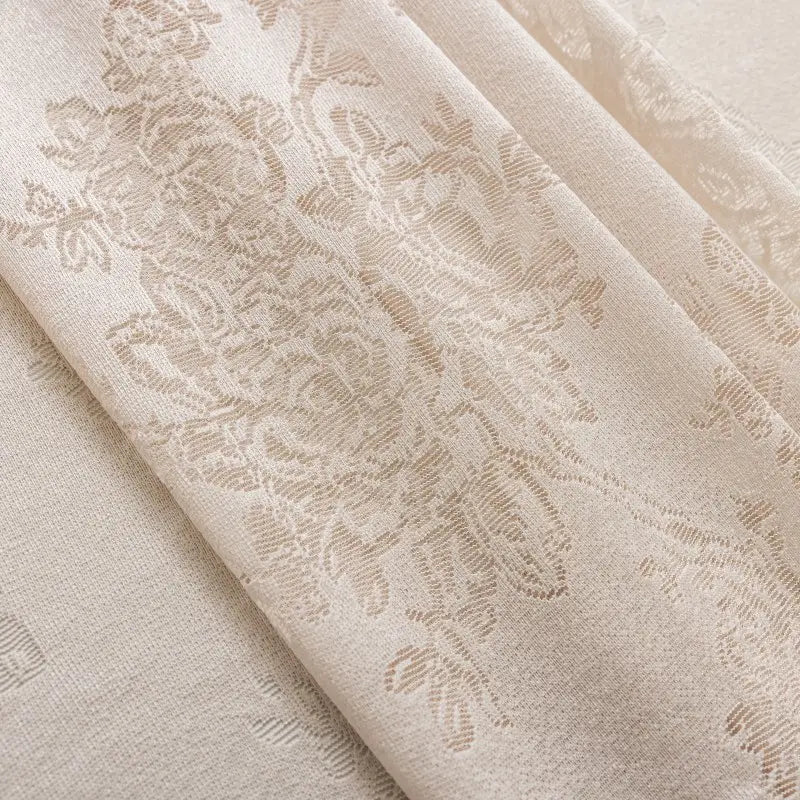 French Floral Lace Sheer Curtains