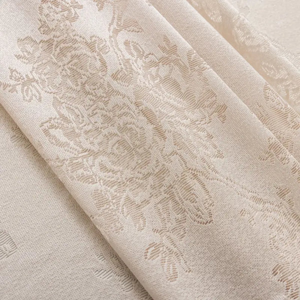 French Floral Lace Sheer Curtains