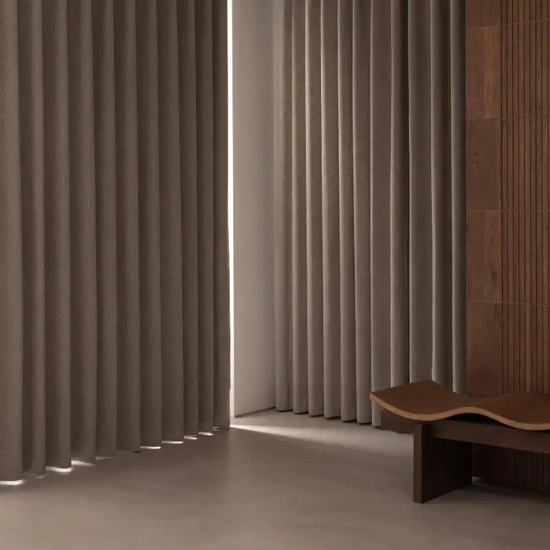 Chevron Jacquard Polyester Blackout Curtains