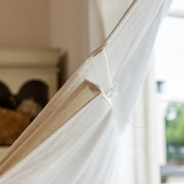 Custom Linen-Textured Light-Filtering Roman Shade