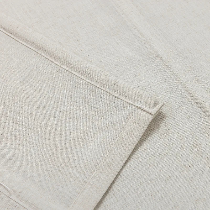 Custom Linen-Textured Light-Filtering Roman Shade