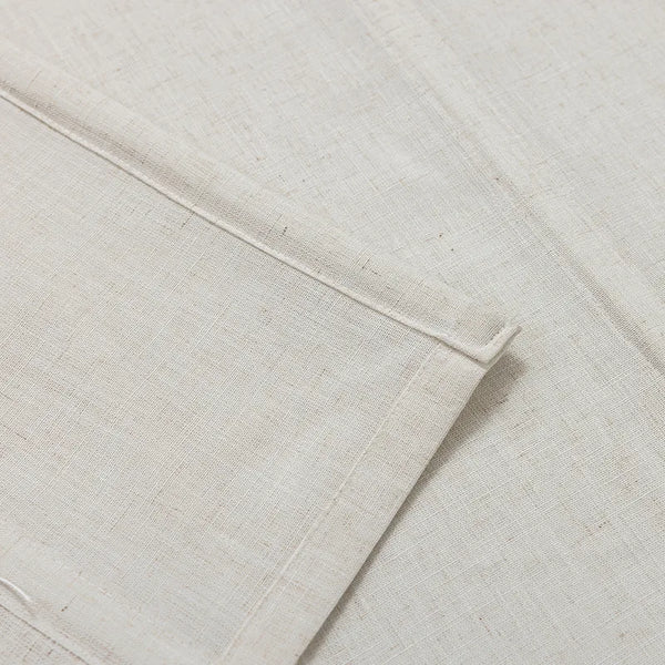 Custom Linen-Textured Light-Filtering Roman Shade