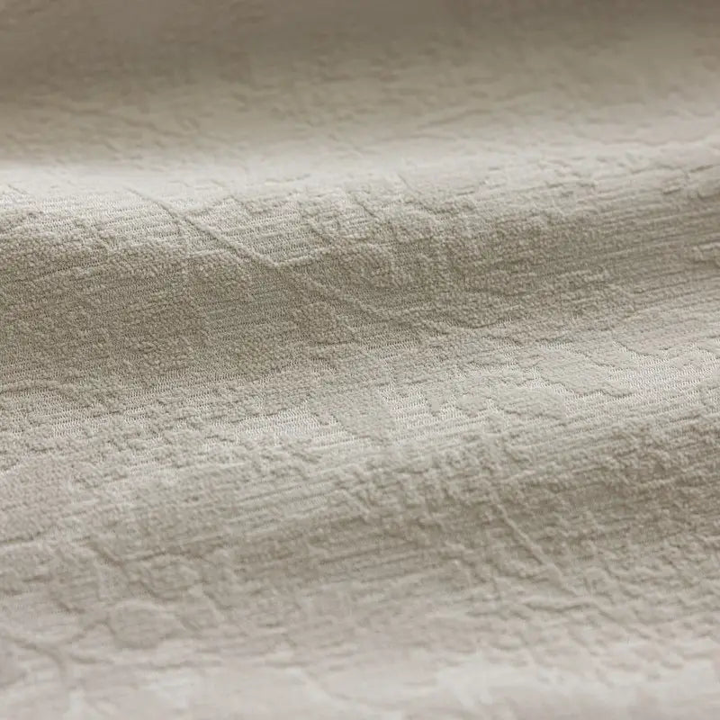 French Romantic Pearl Lace Trim Jacquard Curtains