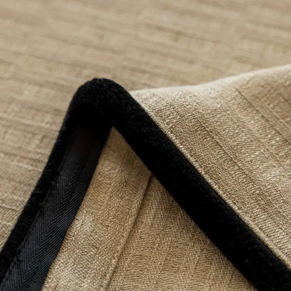 Japandi Bamboo Slub Polyester Curtains