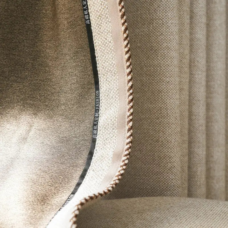 Japandi Organic Linen Look Textured Curtains