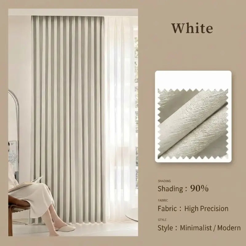 Modern High Precision Textured Blackout Curtains