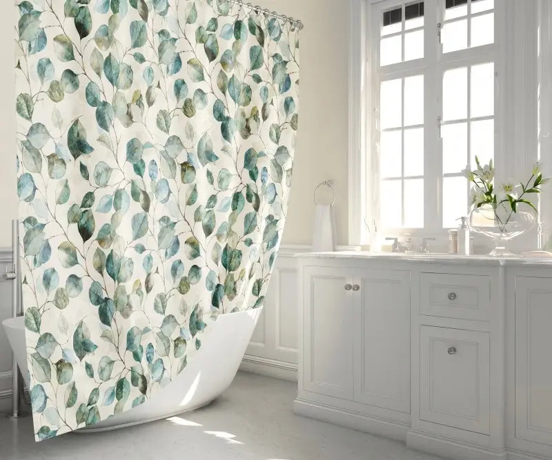 Floraweg Botanical Eucalyptus Shower Curtain