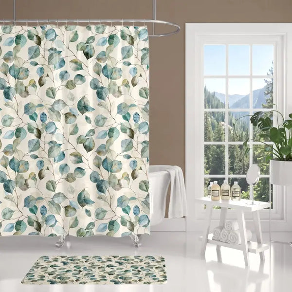 Floraweg Botanical Eucalyptus Shower Curtain